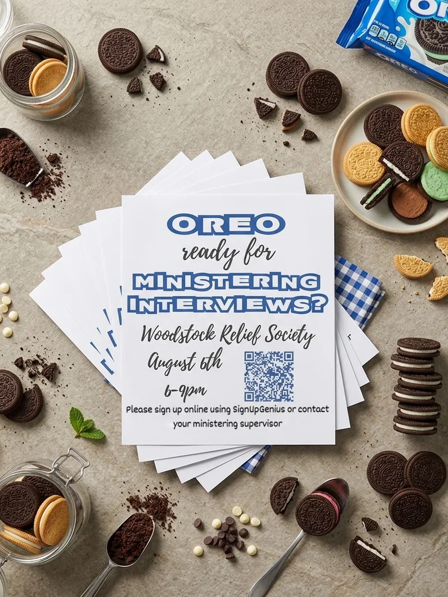 OREO Ready for Ministering Interviews flyer preview